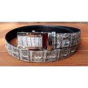 vintage crocodile leather belt
